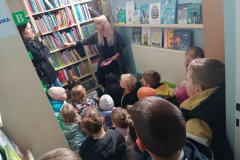 Lekcje biblioteczne dla klas I SP w Bojanie 2025r.