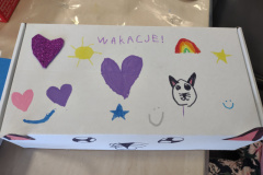 Pudełko na wakacyjne skarby oraz Muzykowanie z Gitarą, 31.07.2025