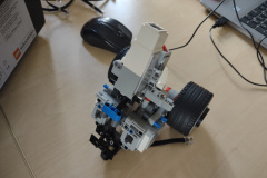 Wakacje w Binliotece- Lego Mindstorms Gyro Boy, 24.08.2023